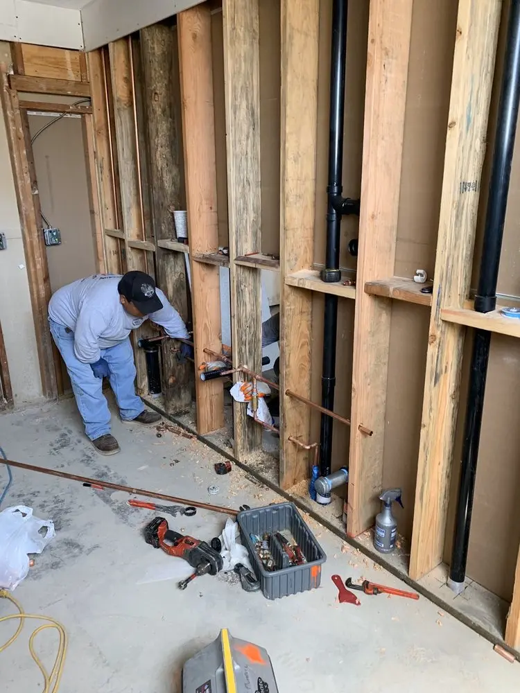 Commercial rough-in plumbing for Gas Line Repair in Vinings